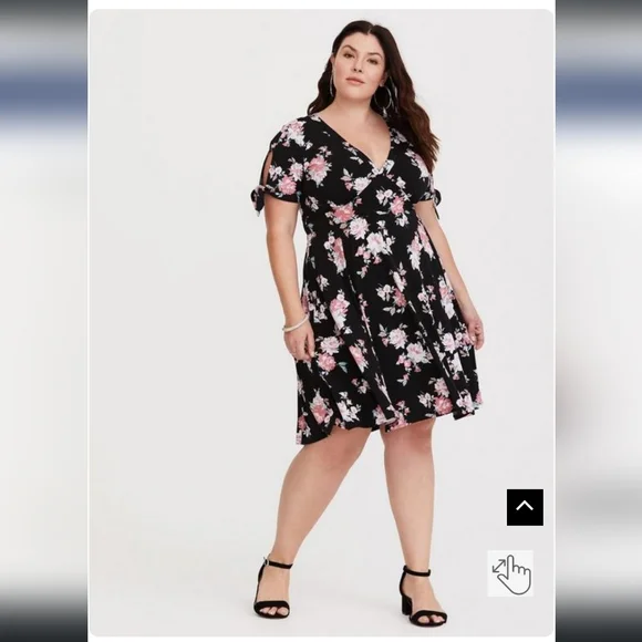 Torrid Mini Studio Knit Skater Dress - Picture 5 of 7